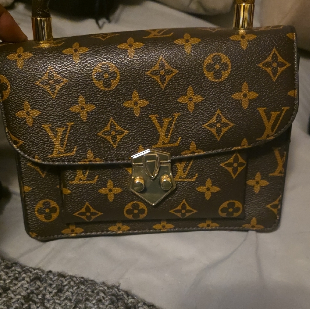 Luxury Brown Monogram Handbag